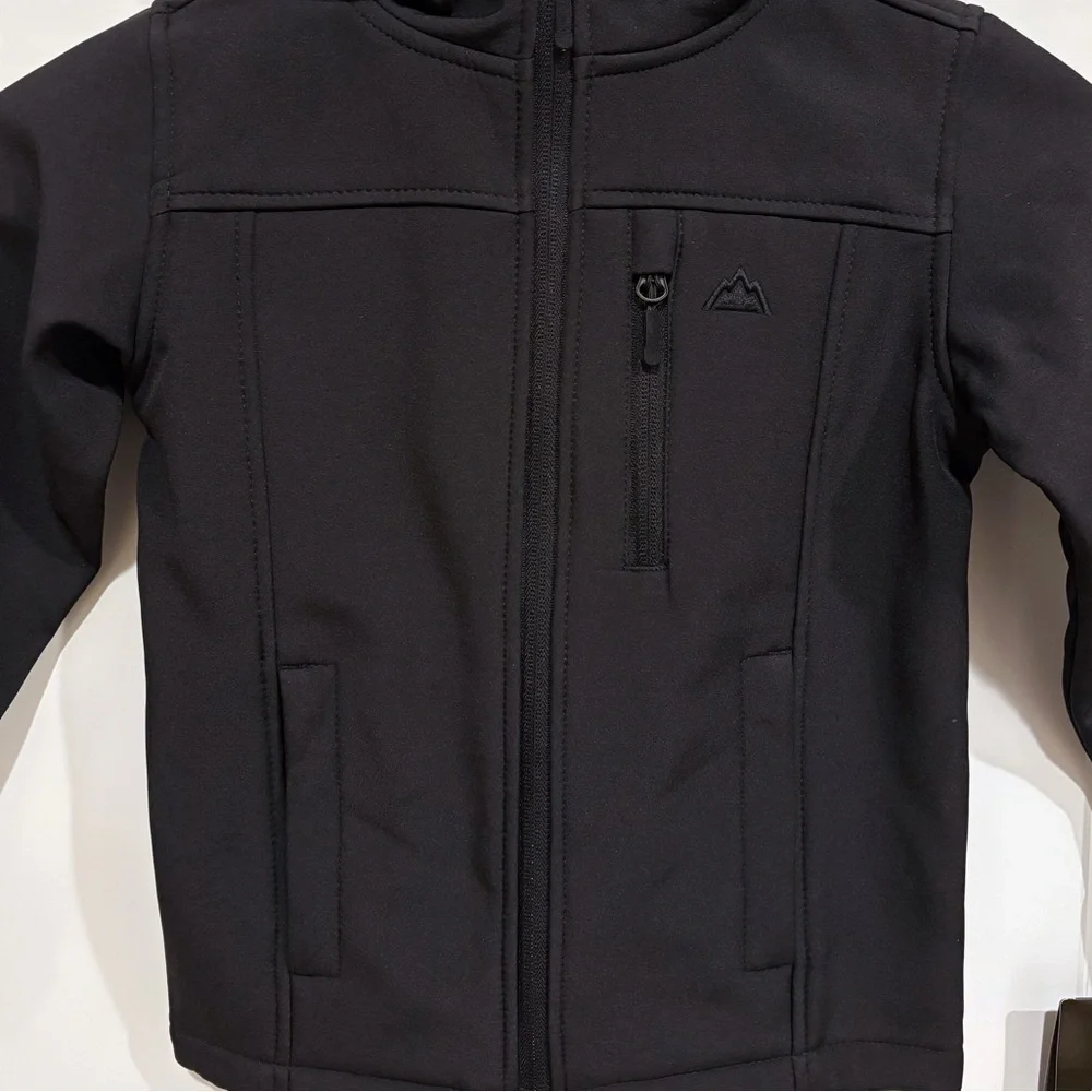 NWT Toddler Boy's Snozu Black Performance Jacket Size 4T‎ Winter Coat Hooded